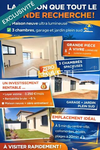  Maison � vendre 4 pi�ces 100 m�
