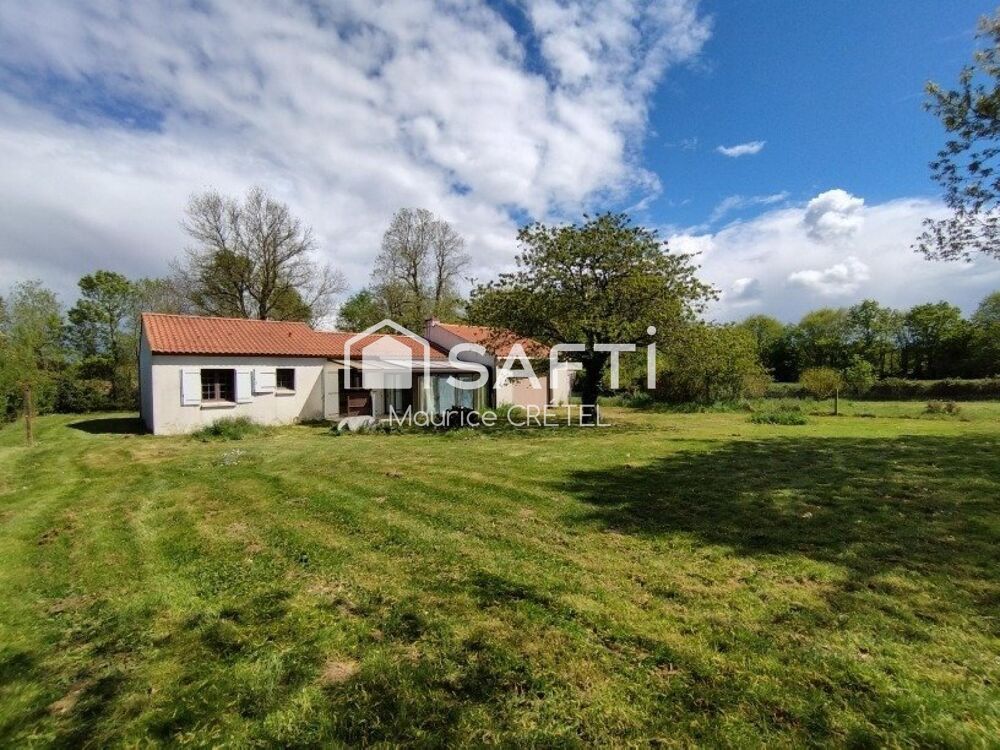 Vente Maison MAISON PLAIN PIED 95M²+3CHS+2 GARAGES 100m²+TERRAIN Montreverd