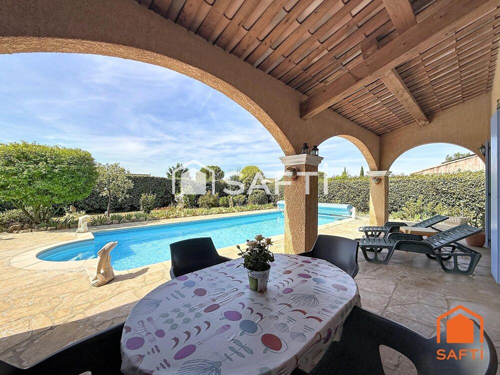 Vente Maison Villa 102m² sur 1000m² de terrain clos avec piscine et garage Regusse