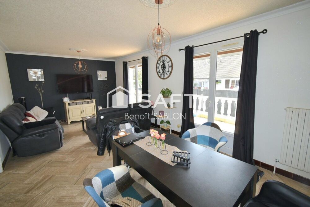 Maison 5 chambres, terrasse, sous-sol complet