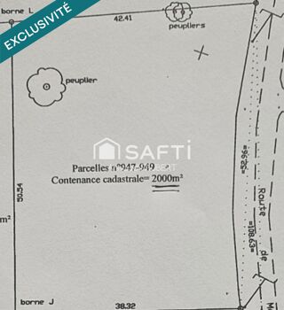  Terrain à vendre 2000 m²