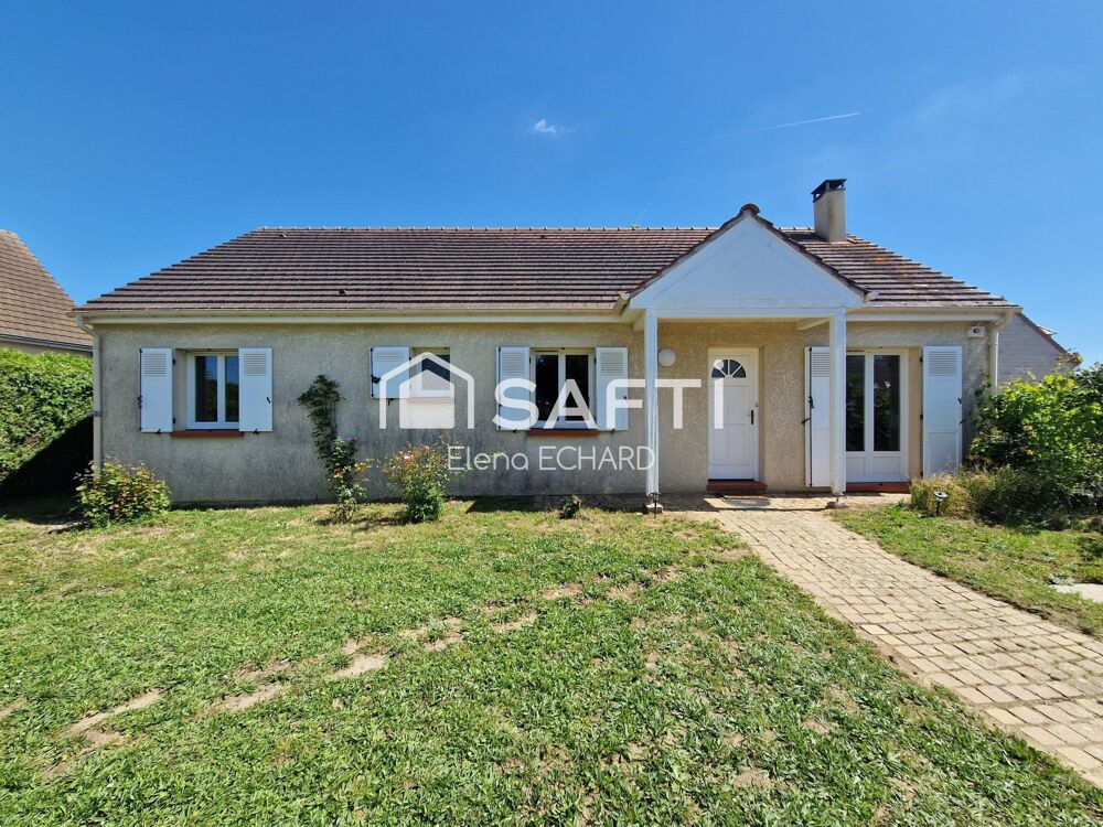 Plain-pied familial avec grande terrasse et sous-sol total à Magnanville !