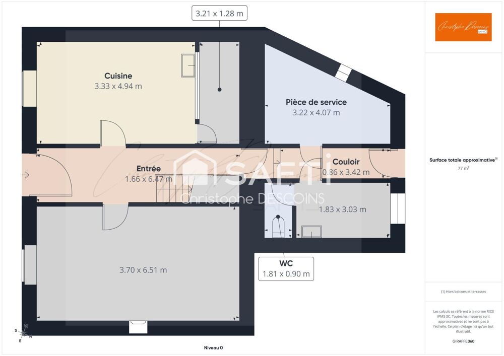 Maison de ville 115 m²  Martigné-sur-Mayenne