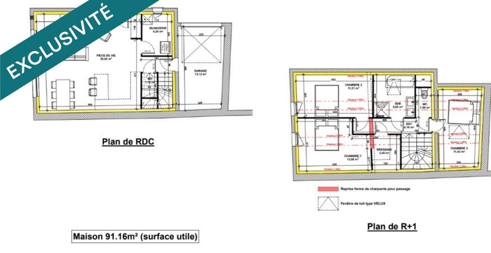 Vente Maison Genay : projet de 91 m² avec permis accordé Genay