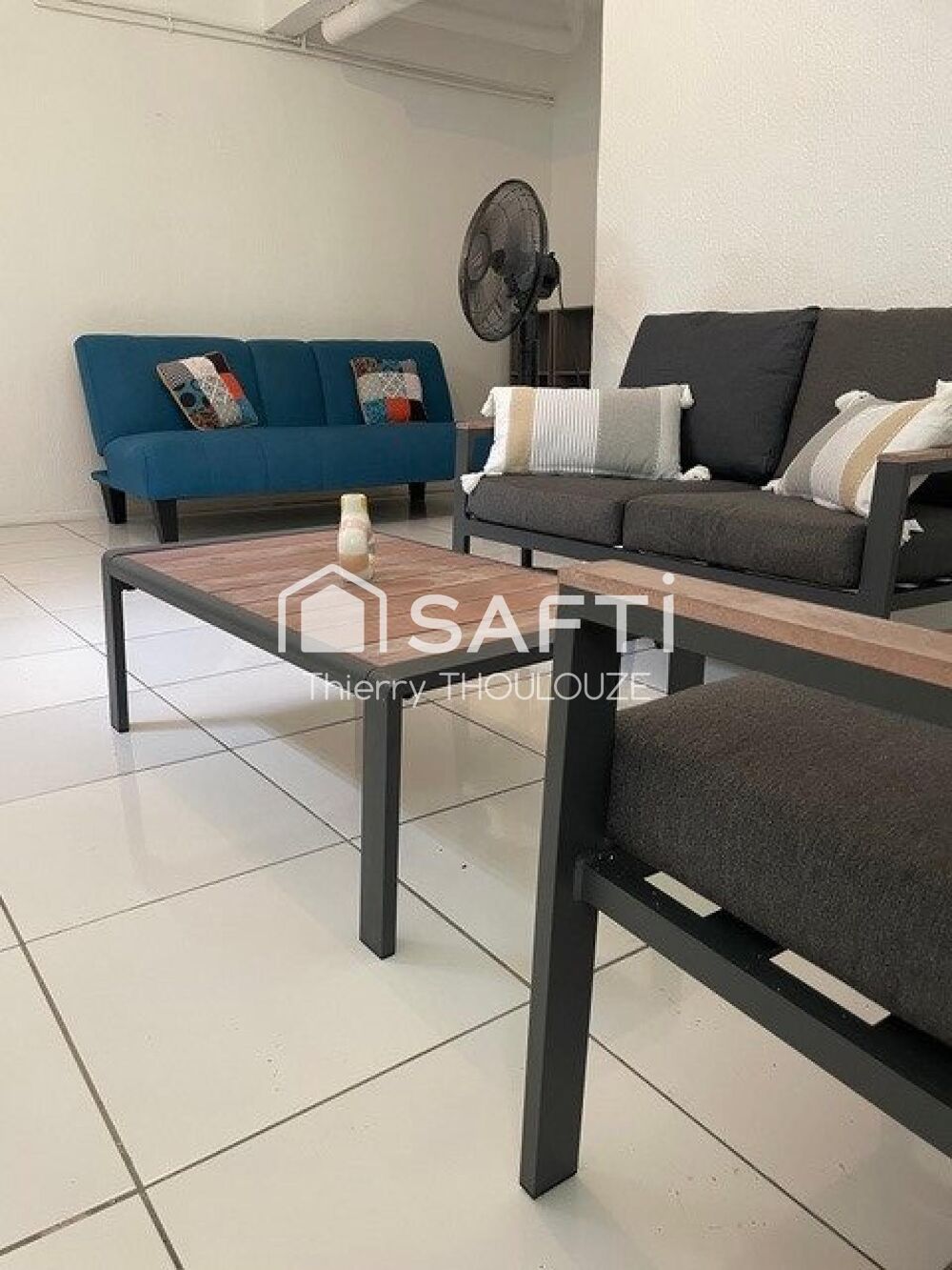 Bas de villa T2 Meublé