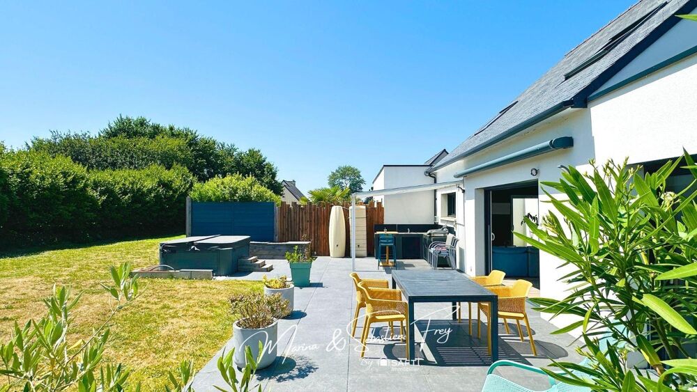 Vente Maison PORT-BLANC – PROPRIÉTÉ CONTEMPORAINE AVEC GÎTE INDÉPENDANT À 500 M DES PLAGES Penvenan