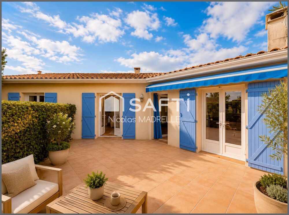 3 chambres, dépendance, garage, jardin ombragé
