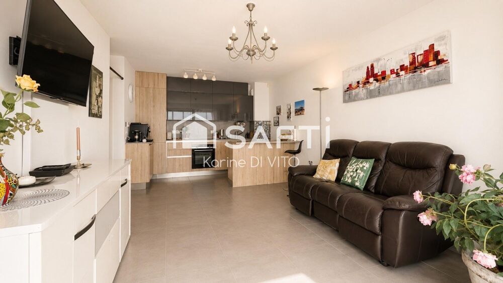 Vente Appartement T3 de 60 m2 - Terrasse 15 m2 - Garage - Aucun travaux Frejus