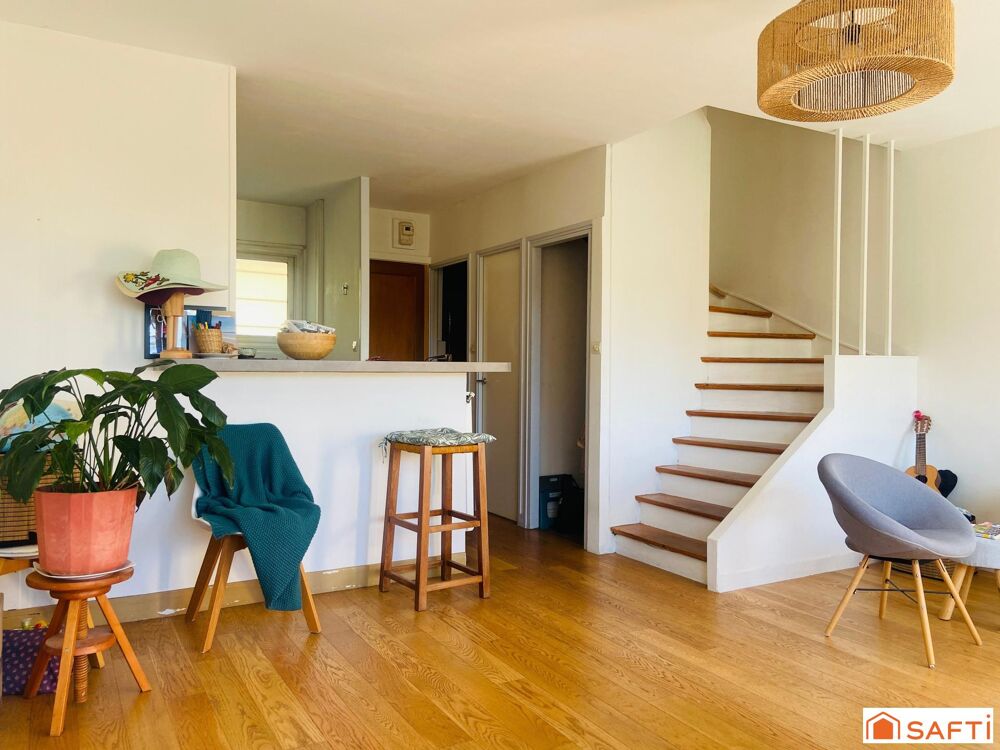 Vente Appartement PESSAC / PROCHE CENTRE VILLE ET DOMAINE UNIVERSITAIRE / T4 DUPLEX 68M2 / LUMINEUX / 3CHBRES / BALCON / CAVE ! Pessac