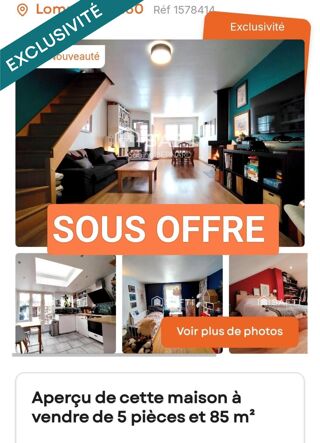  Maison � vendre 5 pi�ces 85 m�