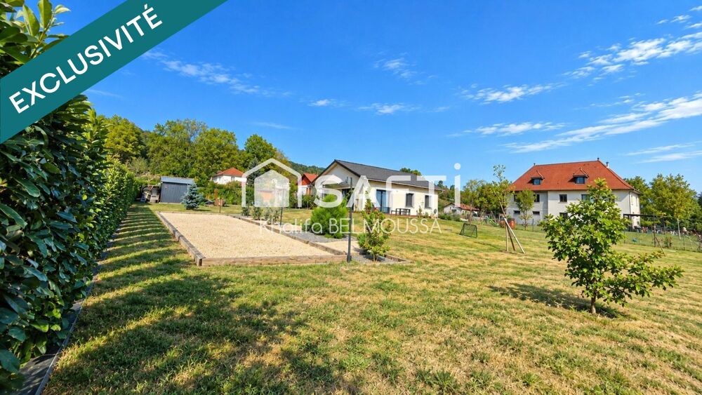 Vente Maison Maison récente de plain-pied – 97 m² – Terrain de 2 000 m² – Vue montagnes Peyrieu