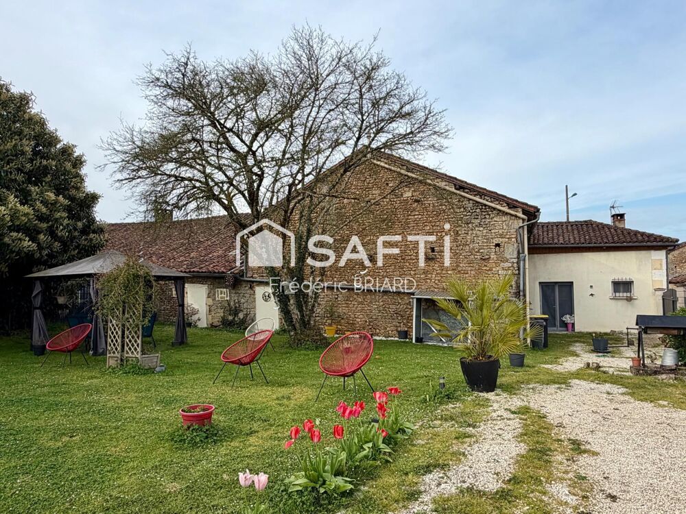 Vente Maison Genouillé 86250. Maison, grange et jardin Genouillé