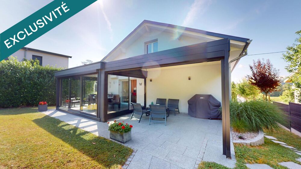 HOCHSTATT  Maison de plain-pied 160?m² avec sous-sol aménagé, jardin, pergola et double garage