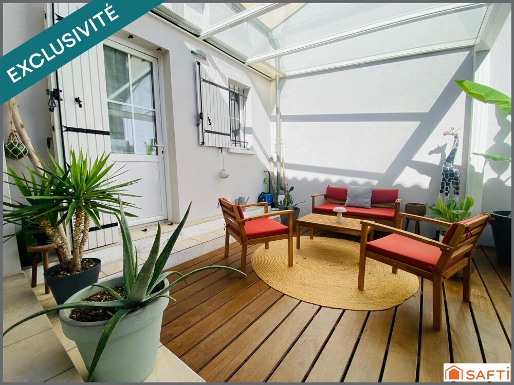 CHARMANTE ECHOPPE LUMINEUSE EN PARFAIT ETAT / 66m2 / DEUX CHAMBRES / GRANDE TERRASSE / CAVE / CLIM !