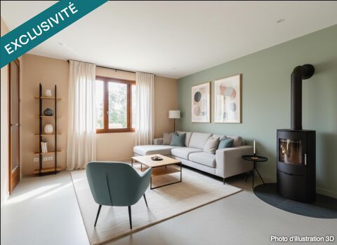   Belle vue dgage sur la plaine de Toulaud ! Maison - 5 pice(s) - 90 m