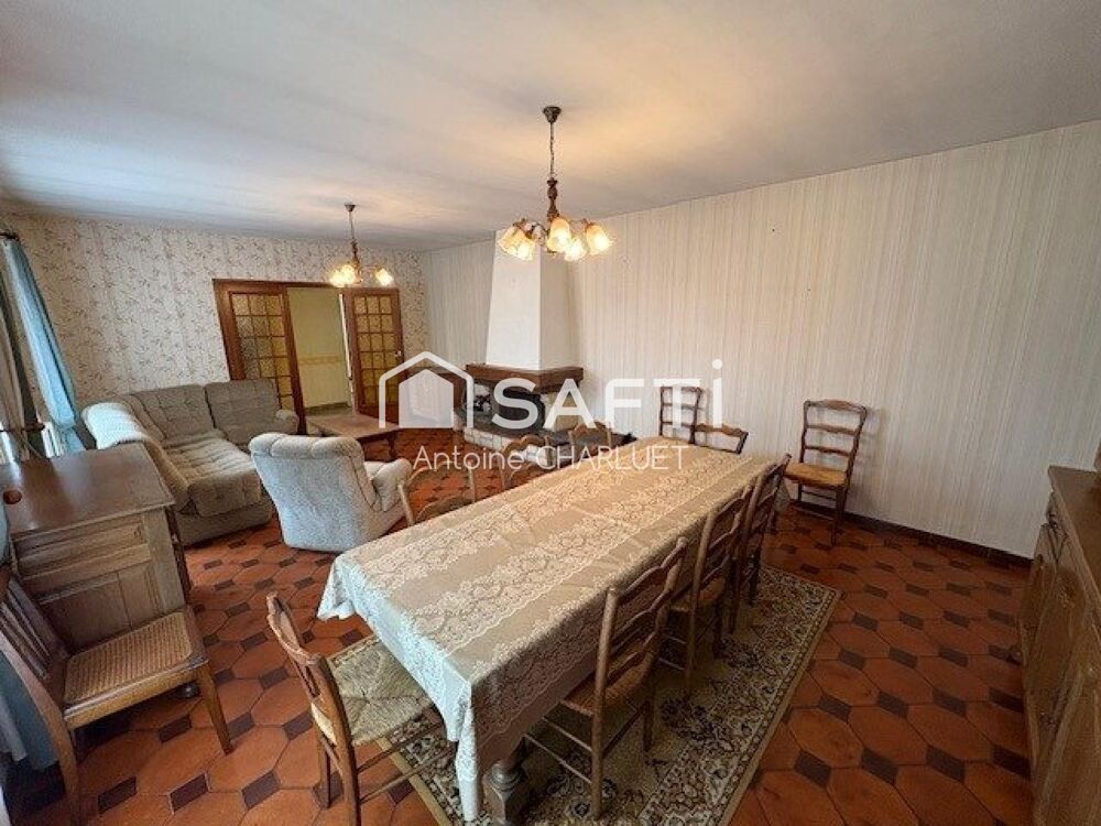 Maison de 102m² - 3 chambres - terrain de 1266m²