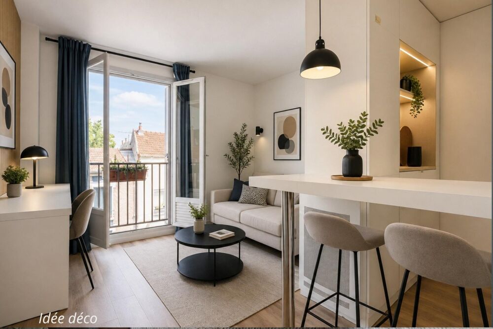 A Montreuil (93100)  Studio 20 m² avec parking, à 15 minutes à pied du métro Mairie de Montreuil