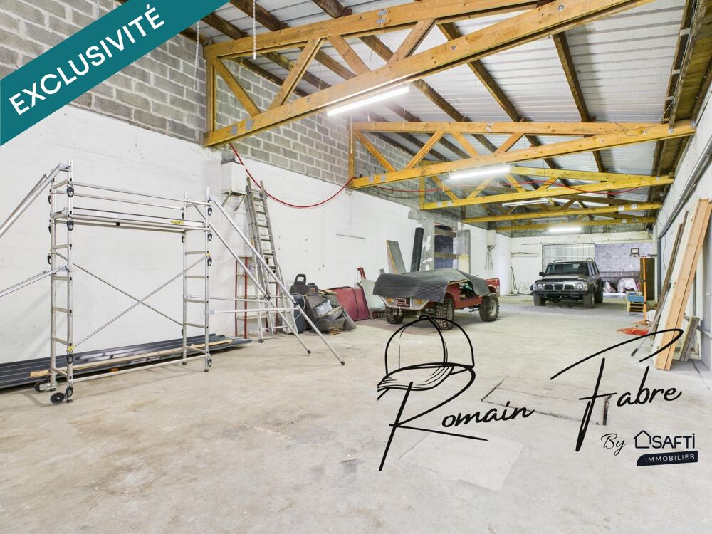 Vente Immeuble Hangar de 600m2 avec 3 logements indépendants entièrement rénovés Les eglisottes-et-chalaures
