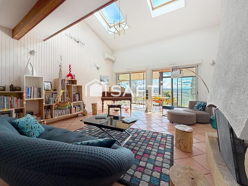 Vente Maison Lauzerville - Villa contemporaine T8 - 322m²  - avec revenu locatif -Vue Pyrénées - Piscine Lauzerville