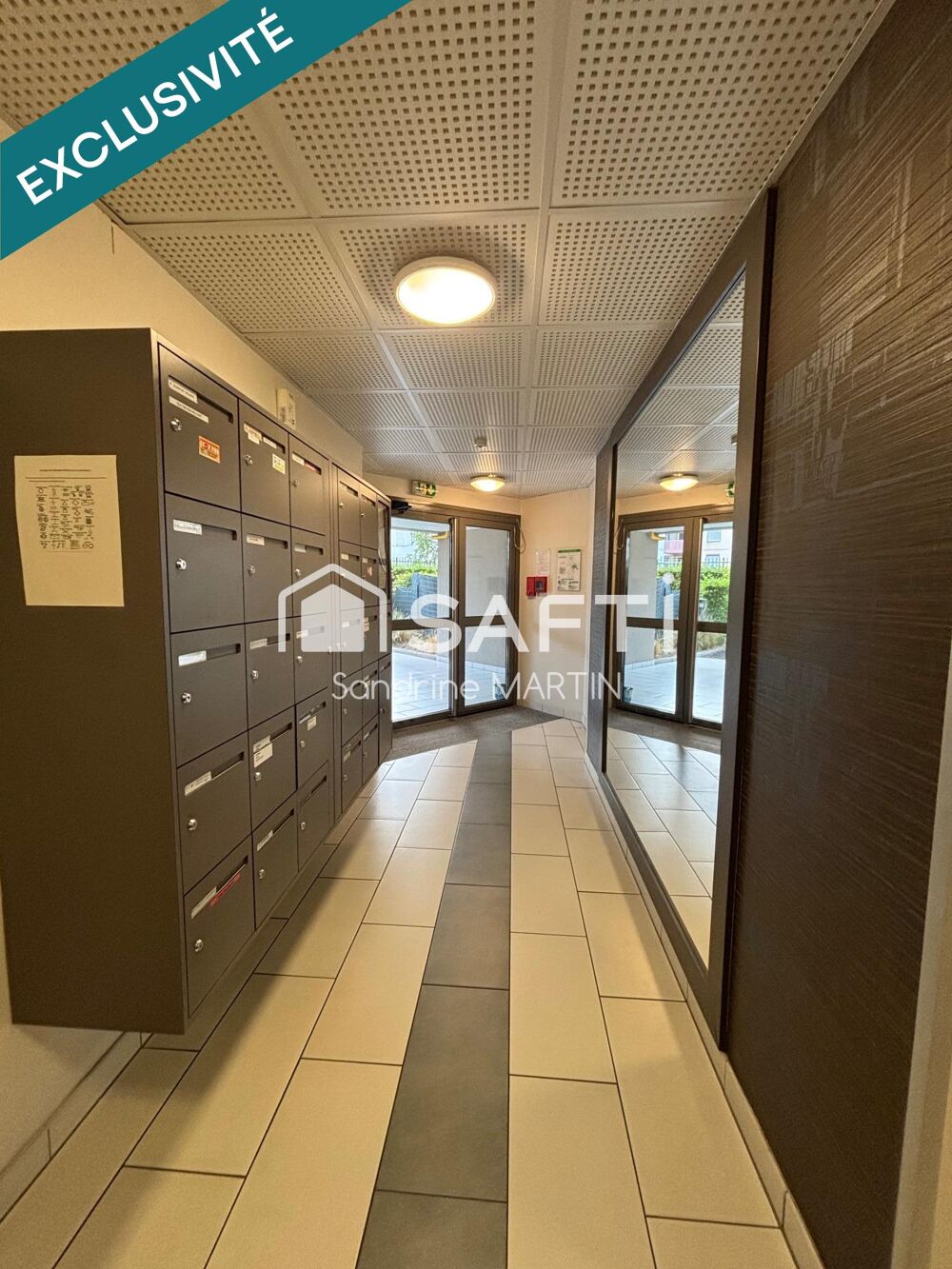 Appartement T4 de 2014, 76m2, ascenseur, balcon et parking sécurisé