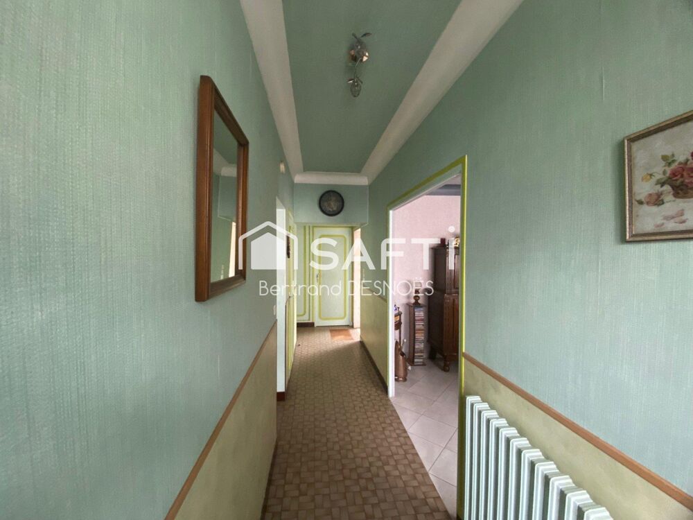 Maison de bourg 108 m², 3 chambres, terrain 760 m²
