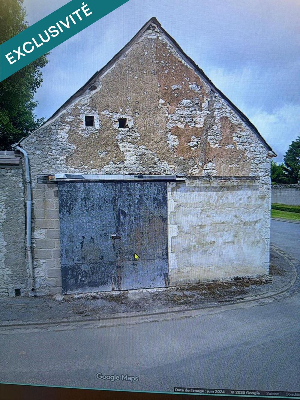 Garage en pierre 50m²
