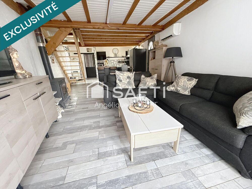Maison de village R+1 T4 sur Espondeilhan avec terrasse proche commerce