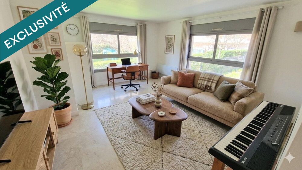 Lyon 6ème  Appartement 70m2 lumineux avec garage et vue sur jardin  Bellecombe/ Brotteaux