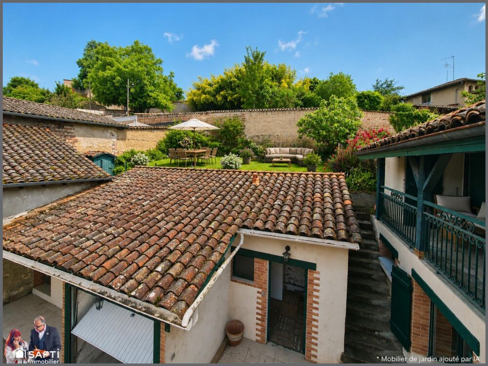 Maison de village avec jardin caché