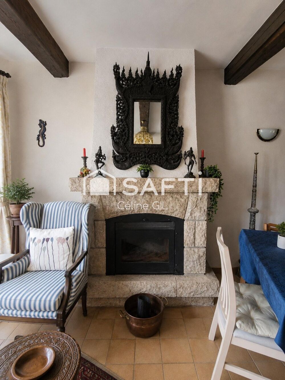 Maison en pierre de 110 m² avec vie de plain-pied et jardin arboré
