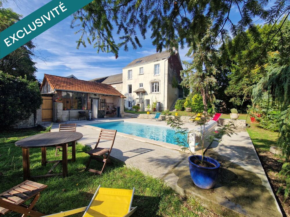 Maison de charme avec piscine à Blois