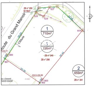  Terrain  vendre 710 m