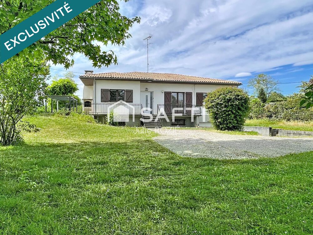 À Castelnau, maison de 120 m², 4 ch, garage et sous-sol.