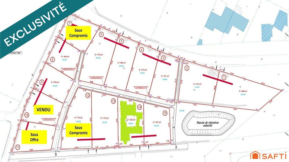 Vente Terrain Terrain de 622 m² viabilisée (lot 14) – Le Puy Le puy-en-velay