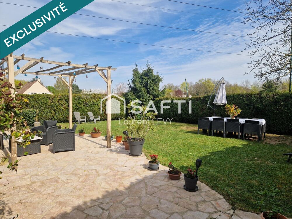 Maison 6 p, 4 chambres, terrasse, jardin, garage