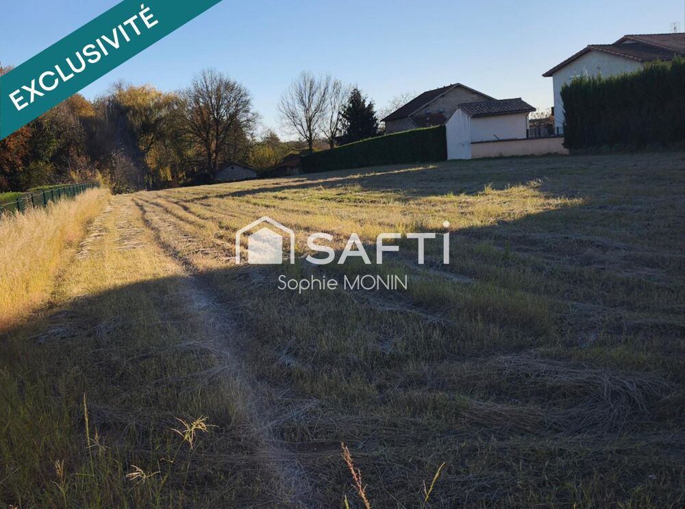 Vente Terrain TERRAIN CONSTRUCTIBLE DE 580M² SUR LA COMMUNE DE MANZIAT Manziat