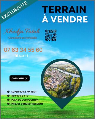  Terrain � vendre 10435 m�