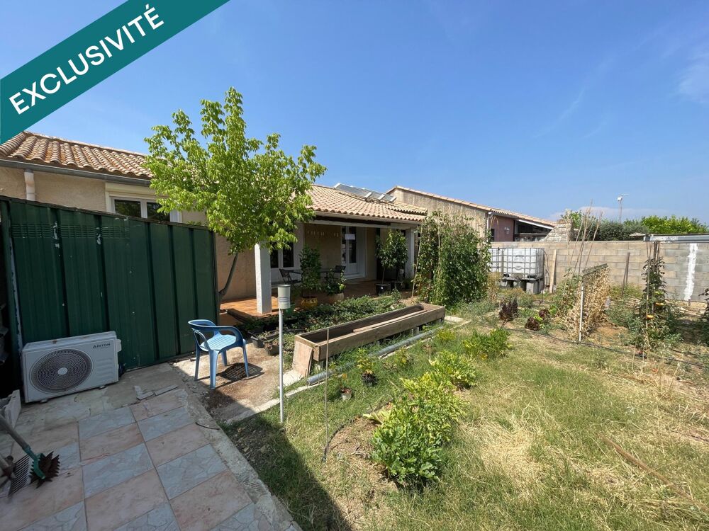 Vente Maison 34320 ROUJAN MAISON DE PLAIN PIEDS 3/4 PIECES TERRAIN 442 M² Roujan