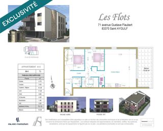  Appartement � vendre 3 pi�ces 70 m�