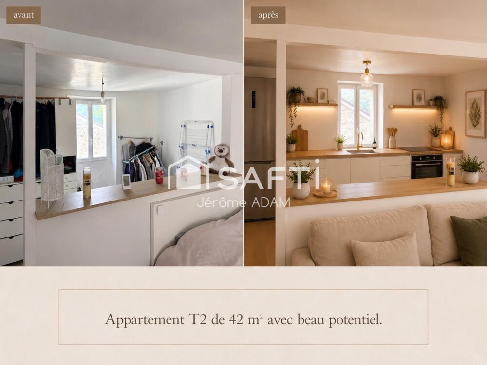 T2 42 m2 centre ville Dampierre-en-Yvelines