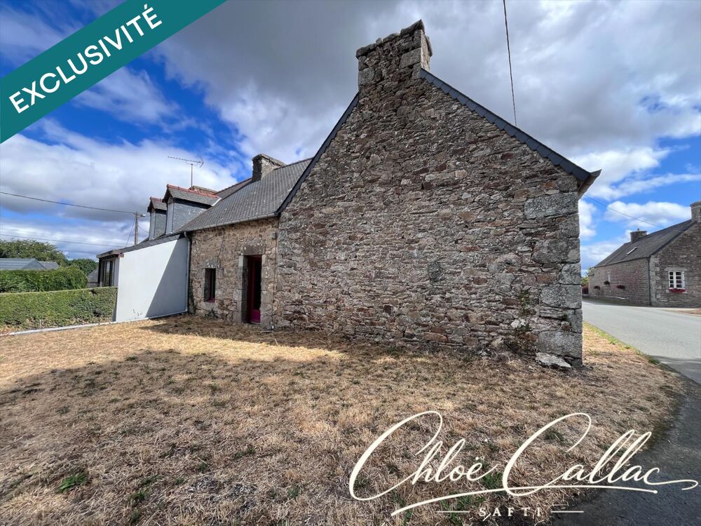 Maison en pierre de bourg mitoyenne côtes d'armor 22