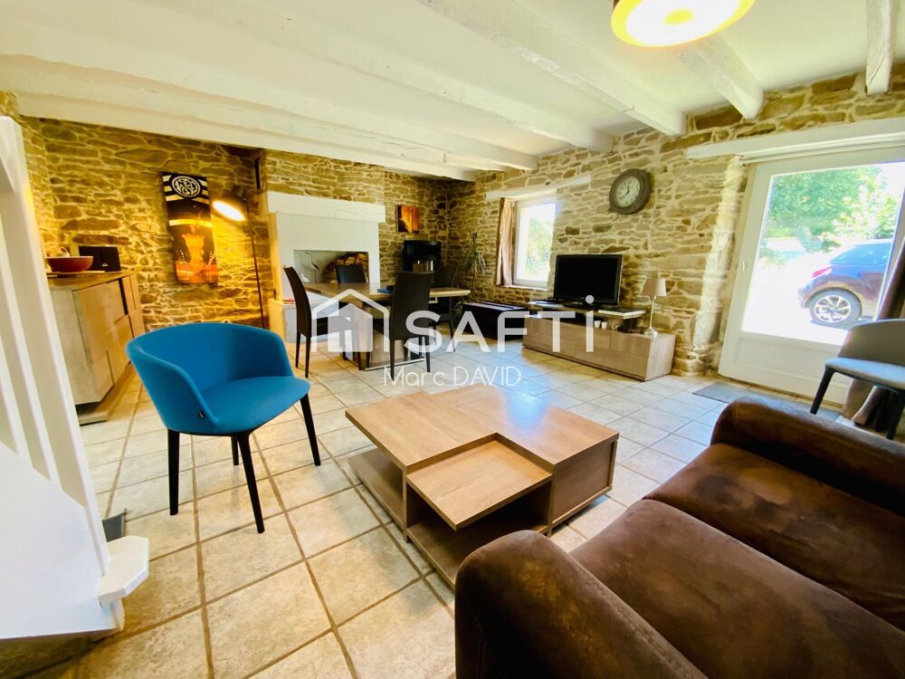 Vente Maison Longère de 117 m2 entièrement rénové à Locmaria-Grand-Champ Locmaria-grand-champ