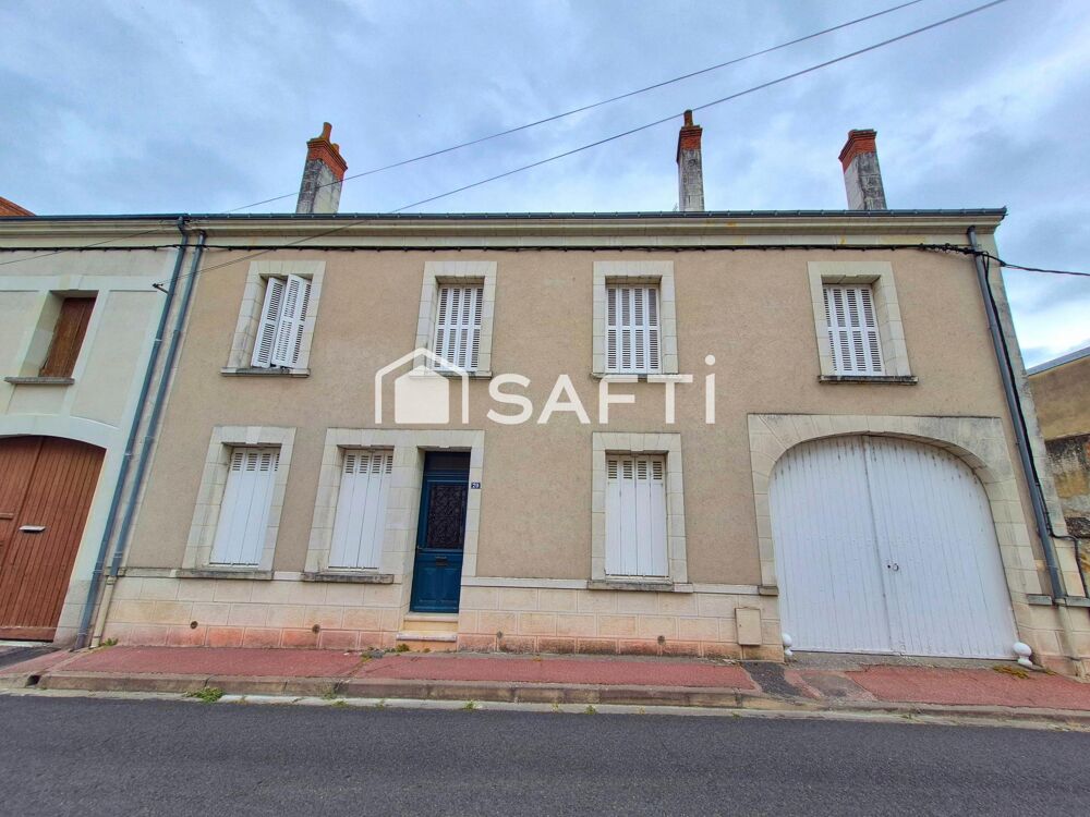 MAISON DE MAITRE Centre-ville 6 ch + Parc + Garage
