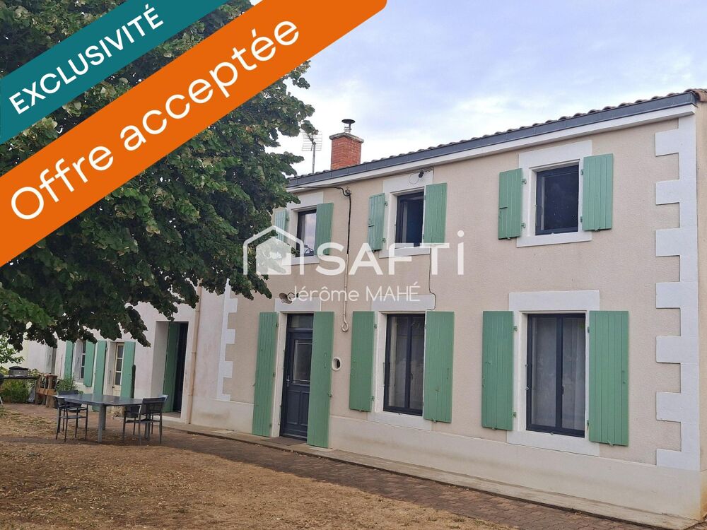 Vente Maison Maison en pierre 3 chambres et bureau Aigondigne