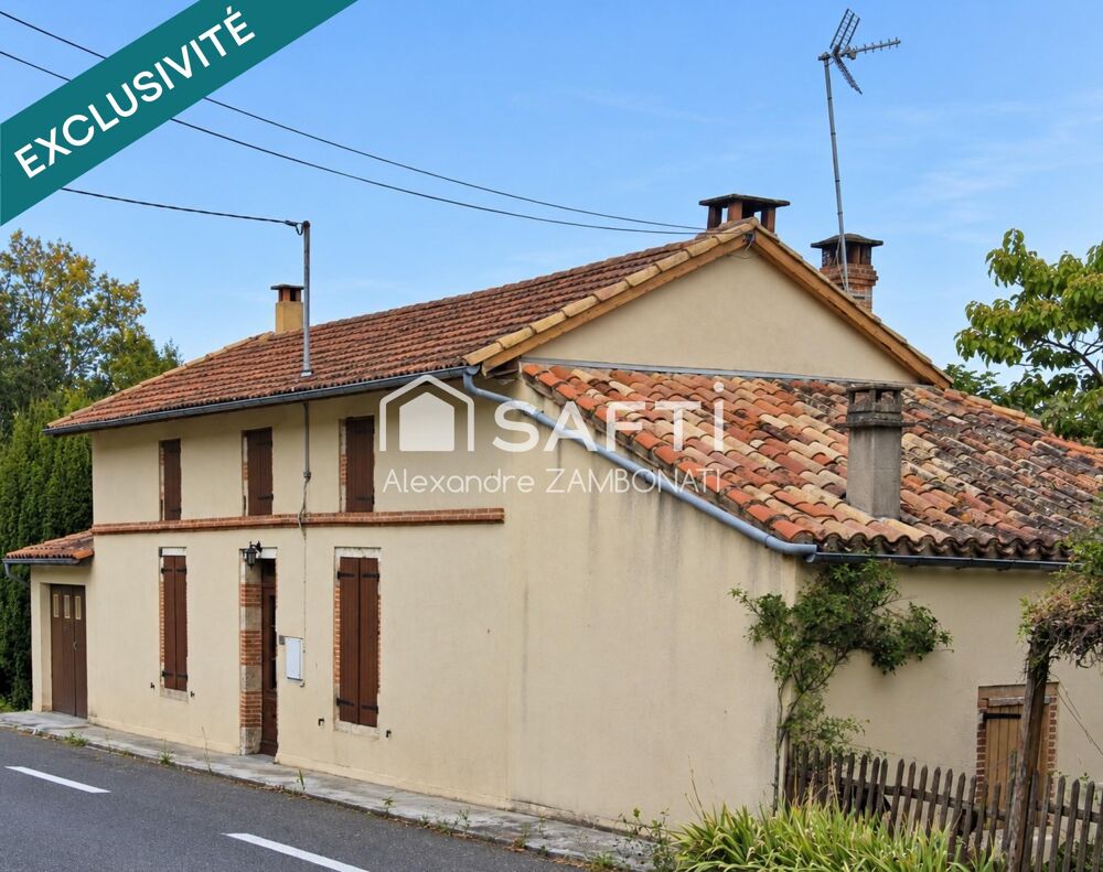Vente Maison Maison de 105 m² avec garage, jardin et terrains boisés à Malause Malause