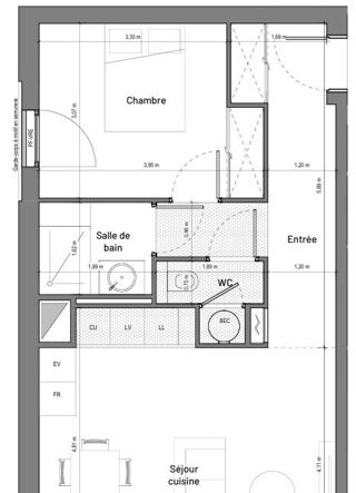  Appartement � vendre 2 pi�ces 49 m�