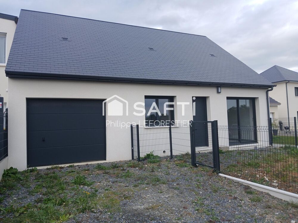 Pavillon plain pied neuf avec combles amégeables.