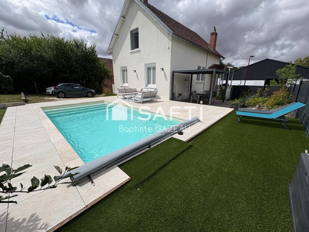 Maison contemporaine 115m2 grand jardin avec piscine