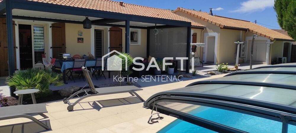Vente Maison PISCINE CHAUFEE ET ABRI - PERGOLA RIDEAUX ELECTRIQUES Angliers