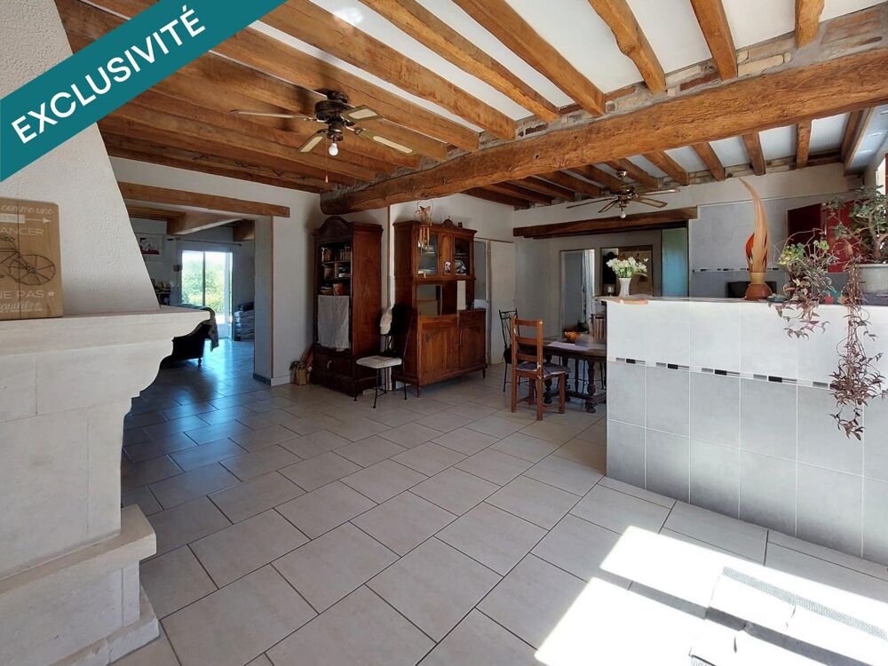 Maison ancienne de 6 pièces et sa dépendance.